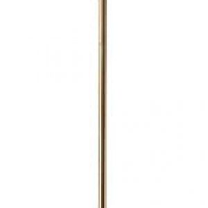 Globe Electric 60824 Beckett 1-Light Pendant, Matte White, Matte Brass Accents