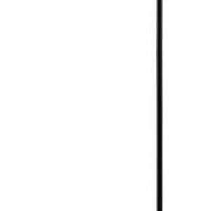 Globe Electric 67065 58″ Floor Lamp, Matte Black, White Linen Shade, On/Off Socket Rotary Switch, Floor Lamp for Living Room, Floor Lamp for Bedroom, Home Improvement, Home Office Accessories