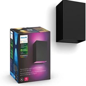 Philips Hue White & Color Resonate Outdoor Wall Light, Use with Alexa, Homekit & Google Assistant (Hue Hub Required)