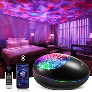 One Fire Galaxy Projector for Bedroom, 8 White Noise Galaxy Light Projector Star Lights for Bedroom, 48 Light Modes Star Projector Galaxy Light, Bluetooth Speaker Room Decorations Cool Lights for Room