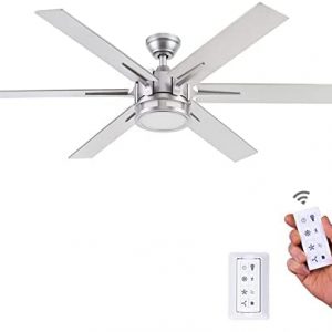 Honeywell Ceiling Fans 51626-01 Kaliza Ceiling Fan, 56, Pewter