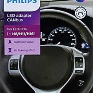 Philips Automotive Lighting CANbus H8/H11/H16, 2 Pack, Black