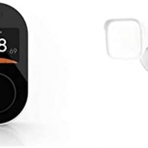 Wyze Programmable Smart WiFi Thermostat for Home with App Control & Cam Floodlight with 2600 Lumen LEDs, Wired 1080p HD IP65 Outdoor Smart Security Camera, Color Night Vision