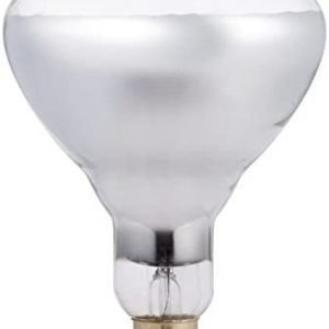 Phillips 416743 Heat Lamp 250-Watt BR40 Clear Flood Light Bulb 4 Pack